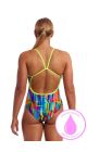 Funkita Ladies The Glitch Swim Secure One Piece Swimsuit - Multi