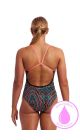 Funkita Ladies Spiro Mint Swim Secure One Piece Swimsuit - Multi