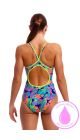 Funkita Ladies Leaving Today Diamond Back Secure One Piece Swimsuit - Multi