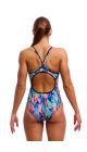 Funkita Ladies Tickle Torture Diamond Back Secure One Piece Swimsuit - Multi