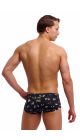 Funky Trunks Mens Eye Spy Classic Trunk - Black/White