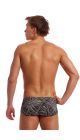 Funky Trunks Mens Space Signals Classic Trunk - Black/White