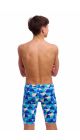 Funky Trunks Boys Tetra Tonic Training Jammers - Blue/Multi