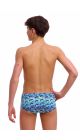 Funky Trunks Boys Jack Stack Sidewinder Trunks - Blue/Multi