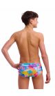 Funky Trunks Boys Pixel Paradise Sidewinder Trunks - Multi