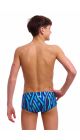 Funky Trunks Boys Snork City Sidewinder Trunks - Blue/Multi