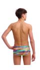 Funky Trunks Boys Static Stack Sidewinder Trunks - Multi
