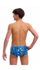 Funky Trunks Boys Wing Streak Sidewinder Trunks - Blue