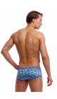Funky Trunks Mens Jack Stack Sidewinder Trunk - Blue/Multi