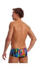 Funky Trunks Mens The Glitch Sidewinder Trunk - Multi