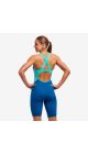 Funkita Girls Ocean Racer Fast Training One Piece - Blue/Green