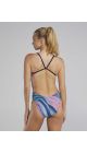 TYR Womens Riptidal Cutoutfit Swimsuit - Pink/Multi