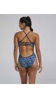 TYR Womens Dragonflyte Trinityfit Swimsuit - Green/Navy