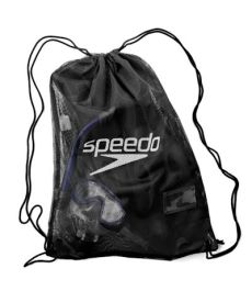Speedo Equipment Mesh Bag - Black - Black | Mesh Swim Bag