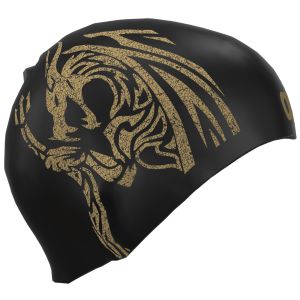 Arena Gregorio Paltrinieri Pro II Moulded Swim Cap - Black/Gold