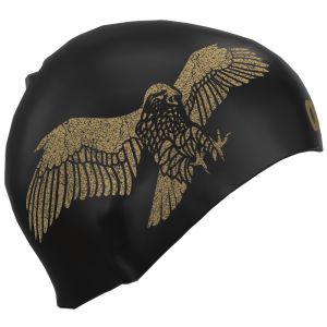 Arena Kristof Milak Pro II Moulded Swim Cap - Black/Gold