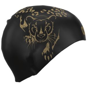 Arena Simone Manuel Pro II Moulded Swim Cap - Black/Gold
