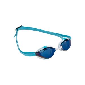 Arena Python Mirror Racing Goggles - Light Blue Mirror/White/Sky