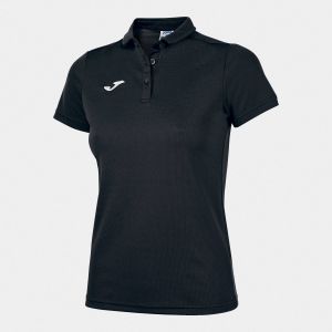 Joma Womens Hobby Polo Shirt - Black