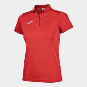Joma Womens Hobby Polo Shirt - Red