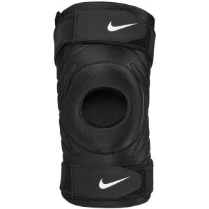 Nike Pro Open Knee Sleeve With Strap - Black
