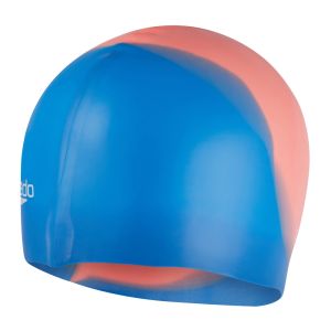 Speedo Multi Colour Silicone Cap - Blue/Pink