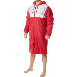 TYR Podium Male Warm Up Parka - Red