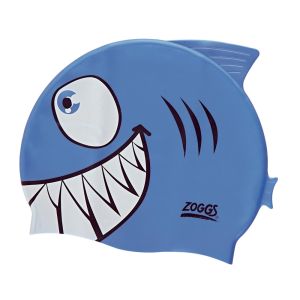 Zoggs Junior Character Silicone Cap - Blue
