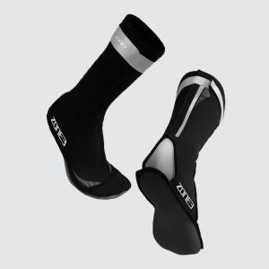 Zone3 Neoprene Swim Socks - Black