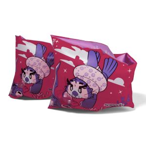 Speedo Character Printed Armbands 2-6 Years - Aria Miami Lilac/Sweet Taro