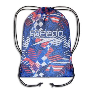 Speedo Printed Mesh Bag - Red/White/Blue