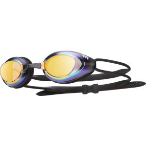 TYR Black Hawk Racing Mirrored Goggles - Yellow