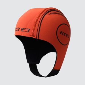 Zone3 Neoprene Swim Cap - Orange