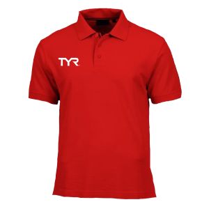 TYR Junior Polo Shirt - Red