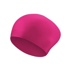 Nike Adult Long Hair Silicone Cap - Pink