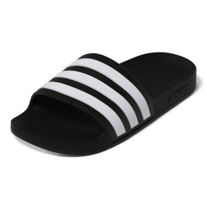 Adidas Adilette Aqua Slides - Black/White
