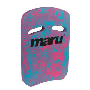 Maru Swirl Two Grip Fitness Kickboard - Pink/Blue