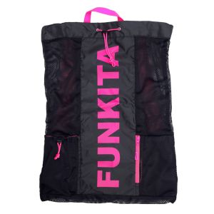 Funkita Pink Shadow Gear Up Mesh Backpack - Pink