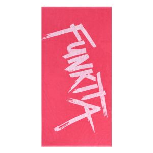 Funkita Tagged Pink Cotton Jacquard Towel - Pink