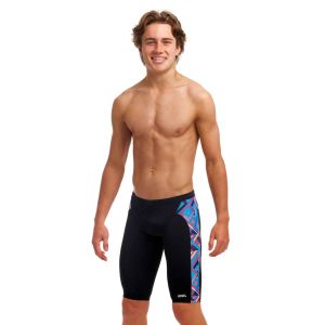 Funky Trunks Boys Boxed Up Training Jammers - Black/Multi