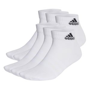 Adidas Cushioned Sportswear Ankle Socks 6 Pairs - White