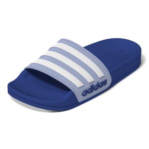 Adidas Junior Adilette Shower Slides - Blue Dawn/White/Team Royal Blue