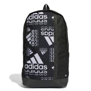 Adidas Linear Graphic Backpack - Black/White
