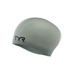TYR Long Hair Wrinkle Free Silicone Cap - Grey