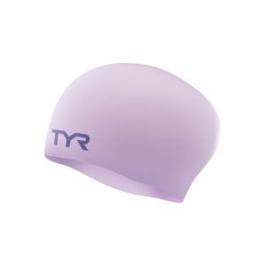 TYR Long Hair Wrinkle Free Silicone Cap - Purple