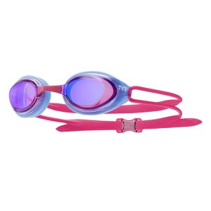 TYR Black Hawk Racing Femme Mirrored Goggle - Blue/Pink