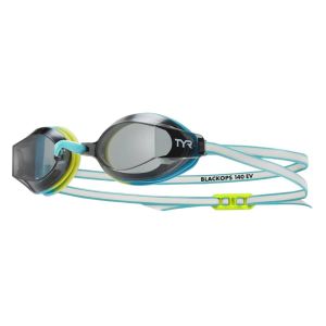 TYR Junior Blackops 140 EV Racing Goggle - Smoke/Aqua