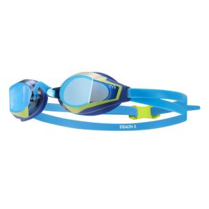 TYR Stealth X Mirror Racing Goggles - Blue