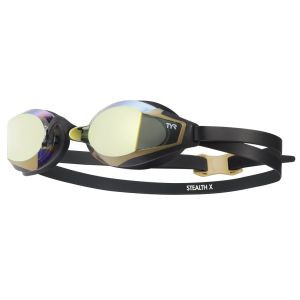 TYR Stealth X Mirror Racing Goggles - Black