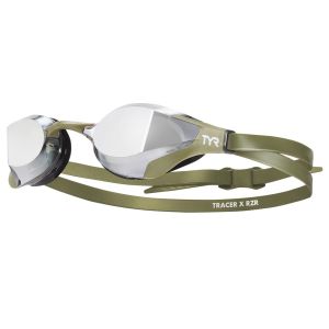TYR Tracer X RZR Mirror Racing Goggles - Green